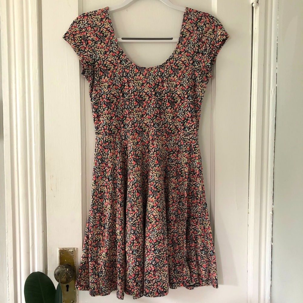 Urban Outfitters Kimchi Blue Floral Skater Dress